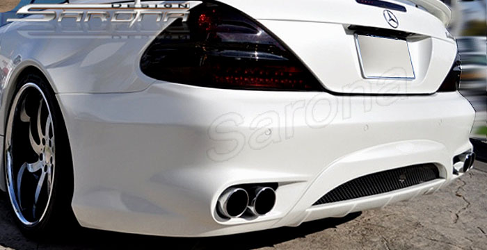 Custom Mercedes SL Rear Bumper  Convertible (2003 - 2012) - $890.00 (Part #MB-013-RB)